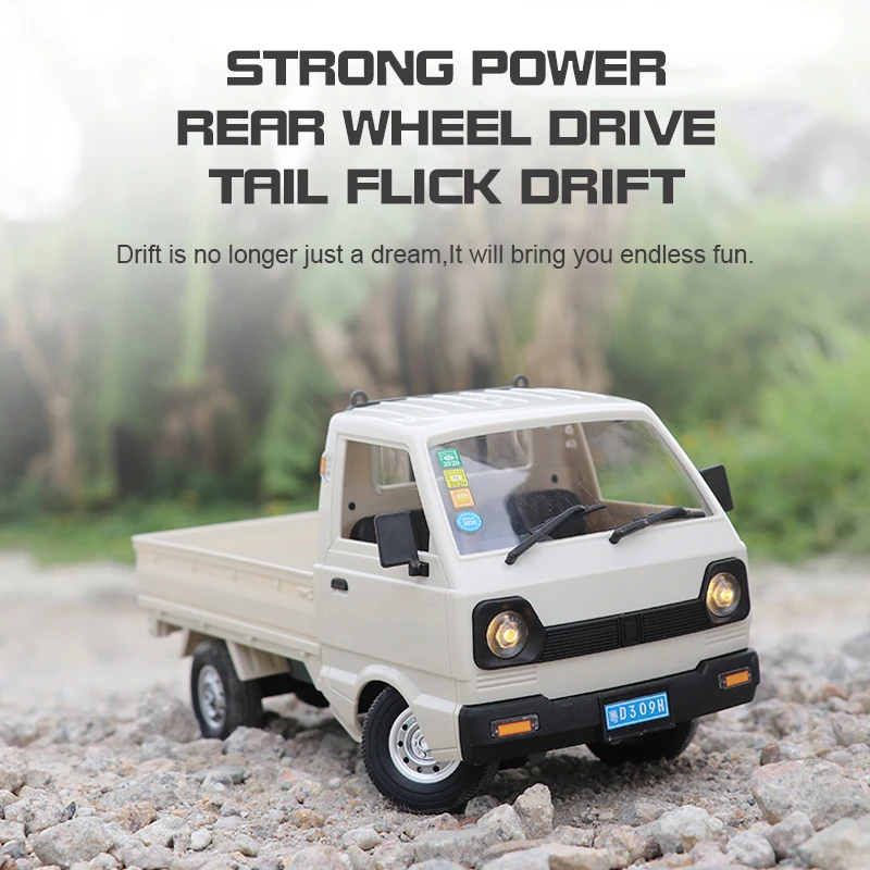 Top  1/16 2.4G 2WD RC Cars 500mAh Lithium Battery Outdoor Drift RC Truck With LED For Boys Toys Birthday Christmas Gift 5