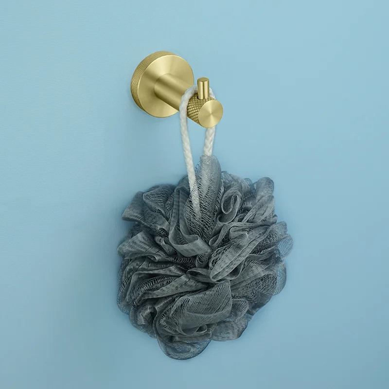 Glossy Rose Gold Chrome Bathroom Hardware Set Wall Mounted Hand Towel Holder Toilet Roll Holder Bathrobe Hook Hanger