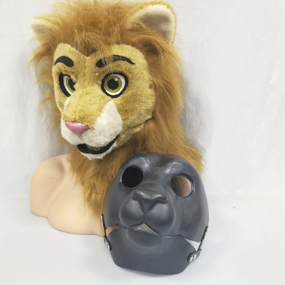 ハンドメイド　リアル　ホワイトライオン　着ぐるみ　コスプレ　マスク　一式 ハンドメイド リアル ホワイトライオン 着ぐるみ コスプレ マスク 一式