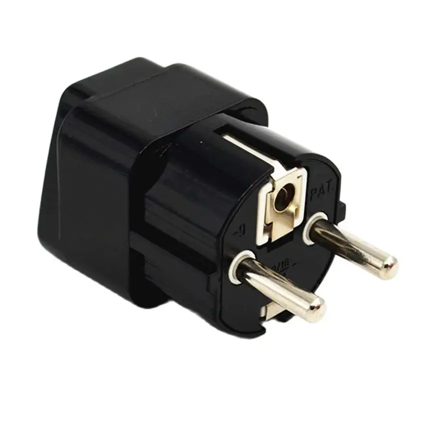 Universal 16A 250V India AU US UK to EU AC Electrical Power Plug Adapter Russia Germany Franch Travel Home Schuko plug