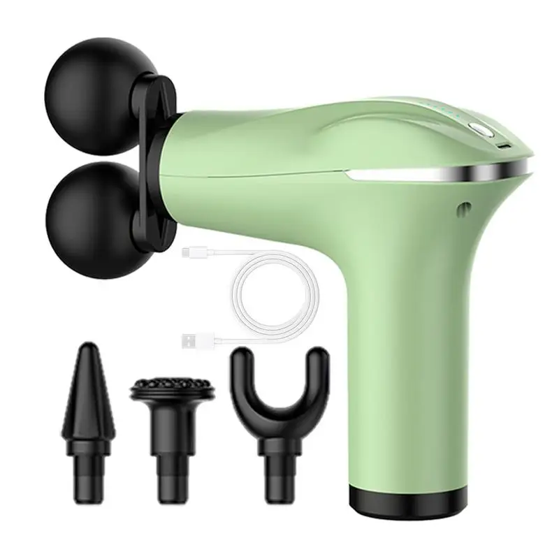 

Deep Tissue Massager Double-Headed Muscle Relaxer Deep Tissue Percussion Massage Device Handheld Back Massager Electric Smart