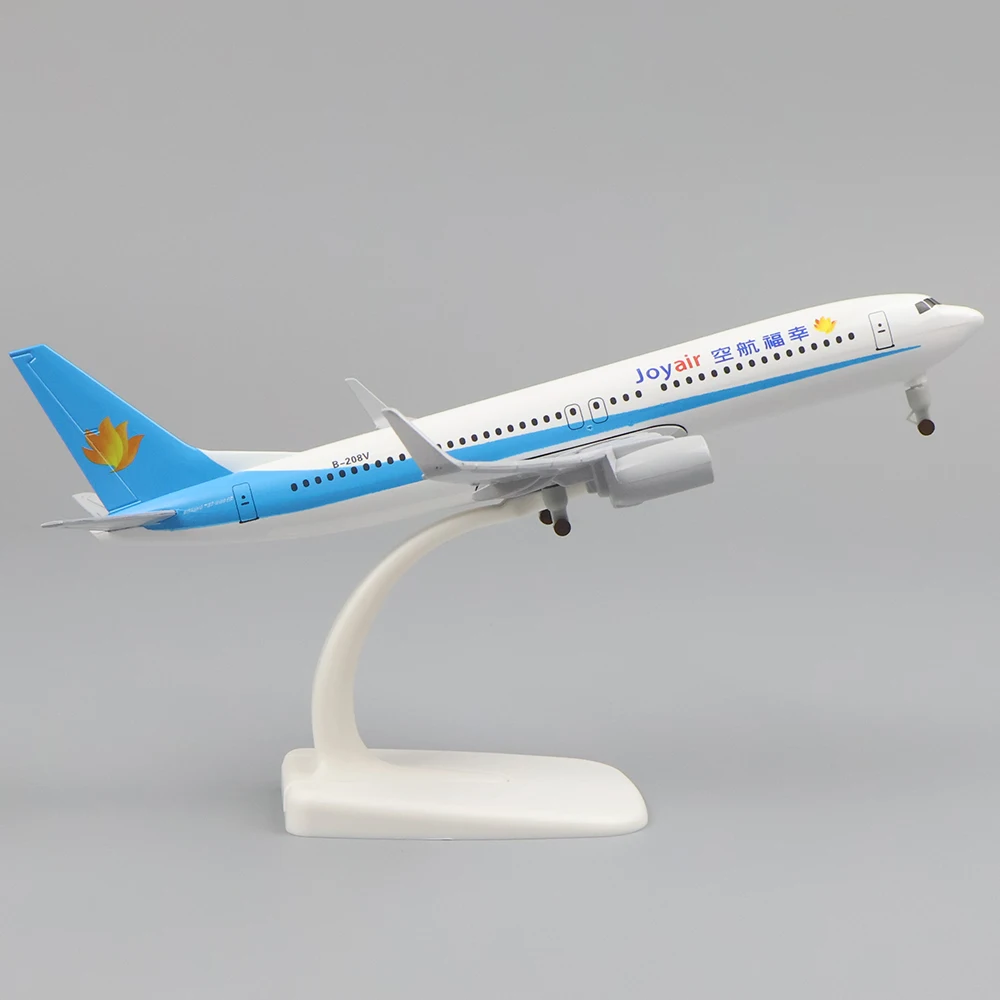 

Metal Aircraft Model 20 Cm 1:400 Happy Air B737 Metal Replica Alloy Material With Landing Gear Toys Collectibles Birthday Gifts