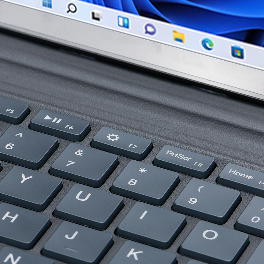 Bluetooth-Compatible Ultra-Slim Keyboard with Touchpad Type C Charging 7-Color Backlight for Surface Pro8/9/X/10/11 Computers