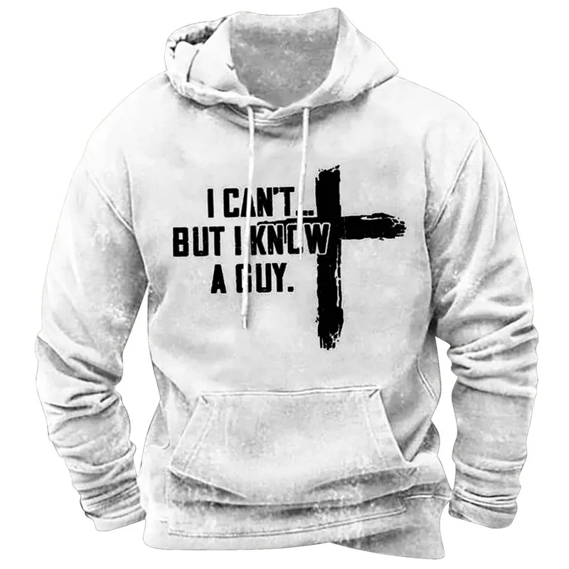 

Retro Men's Hooded Sweatshirt Letter Print Hoodie Winter Streetwear Men's Harajuku Long Sleeve Daily Casual Pullover