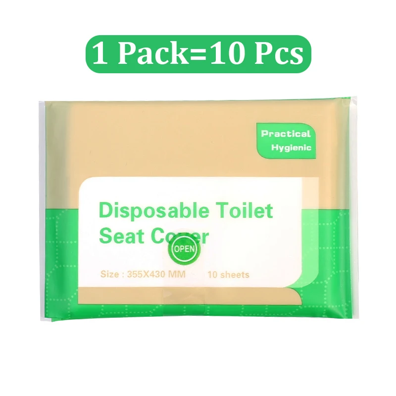 Disposable Waterproof Toilet Seat Covers – Portable & Biodegradable for Travel, Camping & Hotel Use