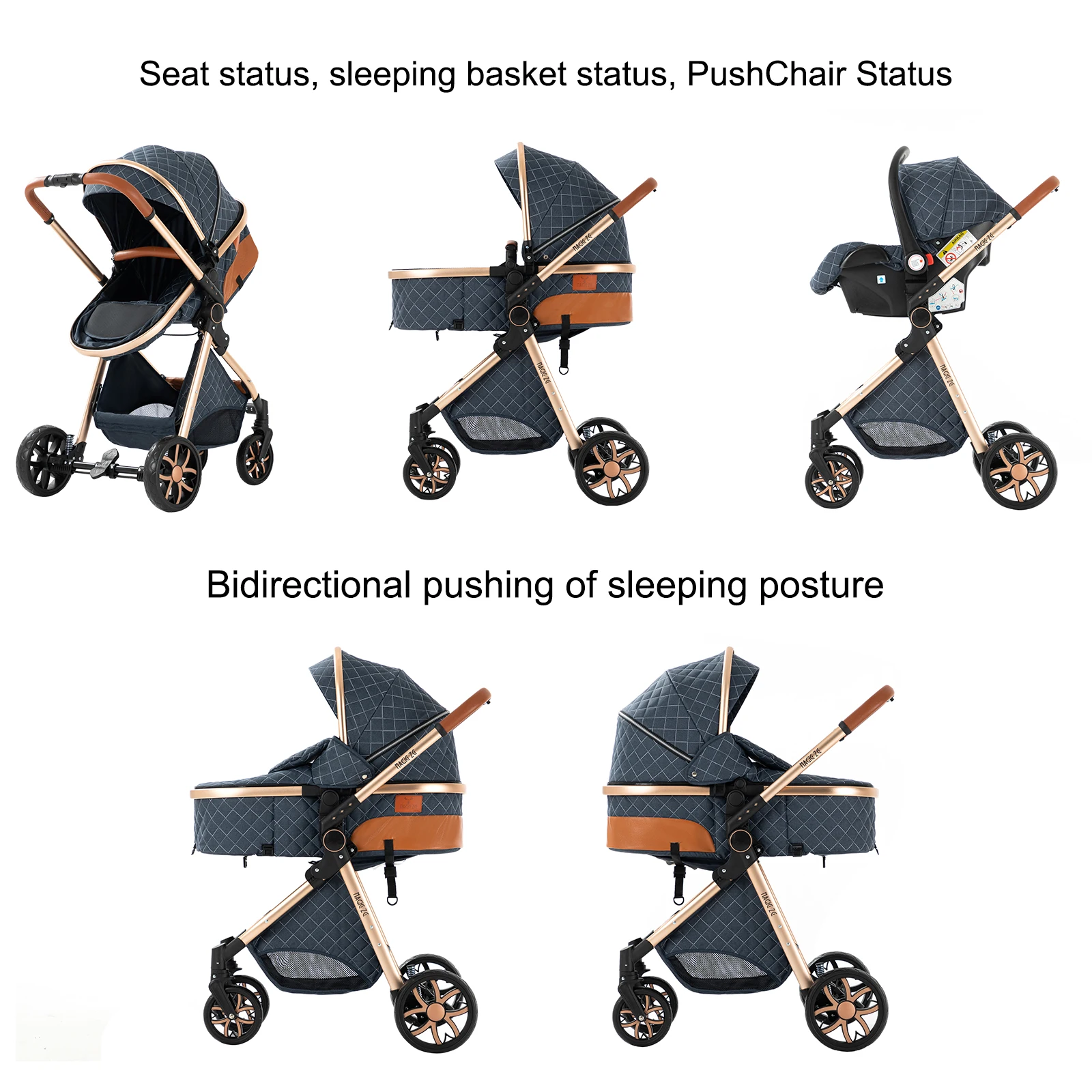 2 in one Baby Stroller 2