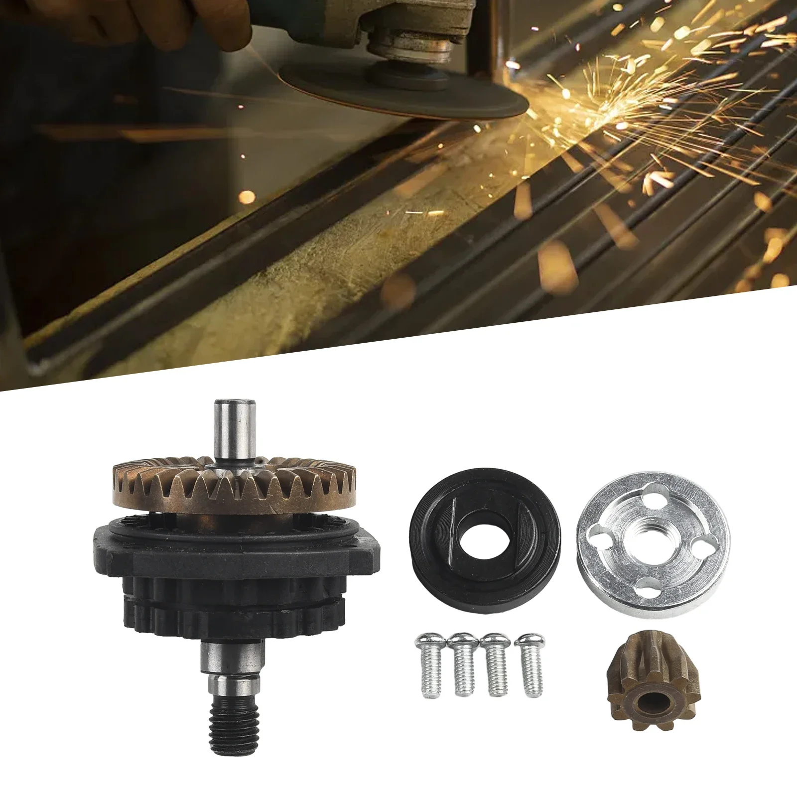 

1 компл. Сборка шестерни под углом детской шестерни для BOSCH TWS6600 Шестерня шлифовального станка/FF03-100A, силовой инструмент, фитинг, металлические аксессуары