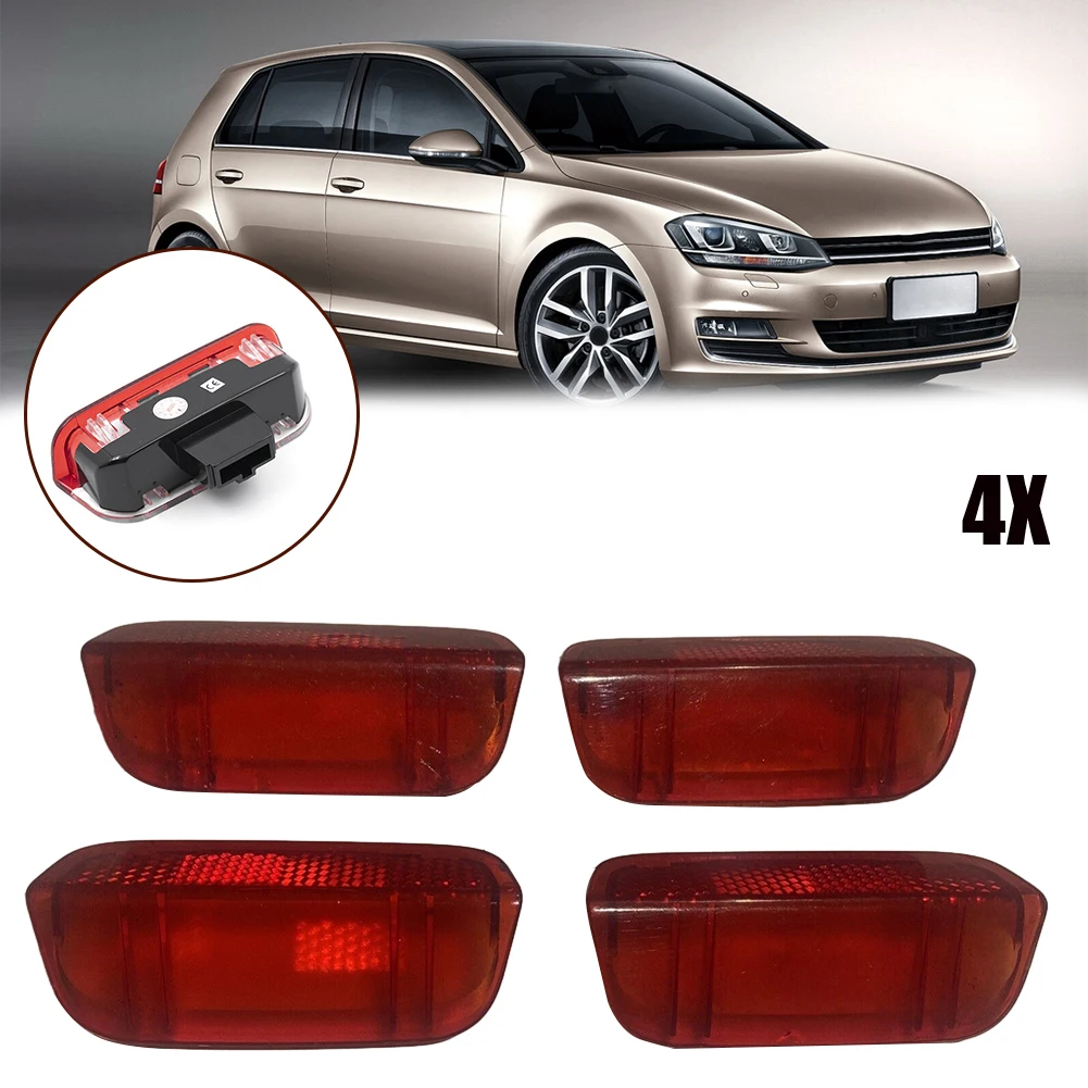 

Светодиодная подсветка для двери, 4 шт, для Passat, Golf, Jetta, Mk5, Mk6
