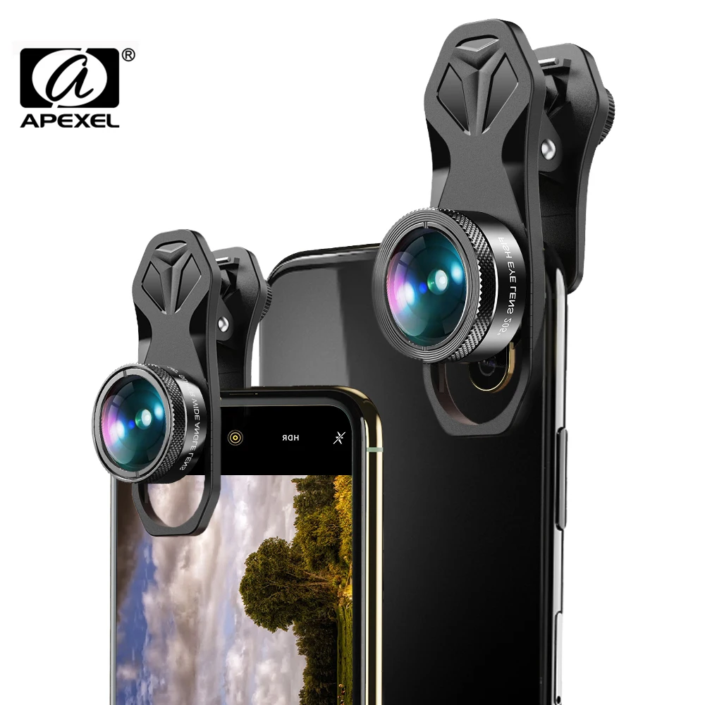 

APEXEL HD 10 в 1 11 в 1 Набор объективов для камеры телефона широкоугольный Макро телефото с фильтром CPL Star для iPhone14 Pro Android смартфона
