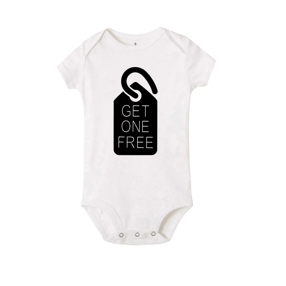 

Buy One Get One Free Funny Clothes Baby Shower Gifts Baby Twins Outfit Bodysuits Brothers Sisters Newborn Baby Girl Boy Clothes