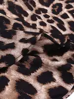 ZANZEA Party Vintage Leopard Robe Women 2025 Autumn Casual Long Sleeve Maxi Long Vestidos Dress Fashion Oversized Shirt Sundress - Image 5