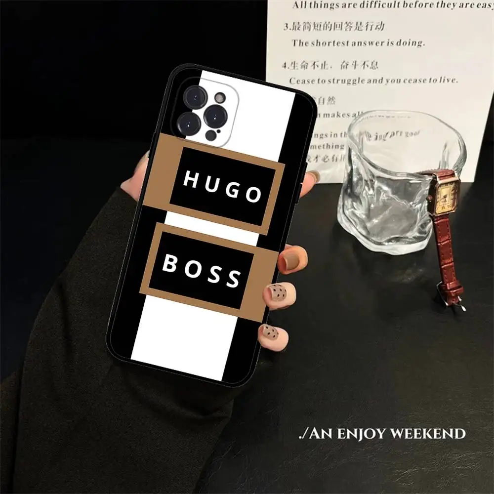 H-Hugo Coole B-Boss Handyhülle für iPhone 16 17 Air 15 14 13 12 11 Pro Max 16E Plus Fundas – Detail 13