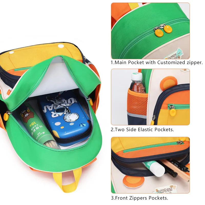SUN EIGHT 12inch 2024 NEW Fashion Kids Backpack Children Outdoor Bag Kindergarten School Bags Student School Backpacks 4