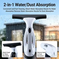 Cordless Handheld Electric Window Cleaner Multifunctional USB  Portable Glass Cleaning Tool Kit With Removable Water Tank 5