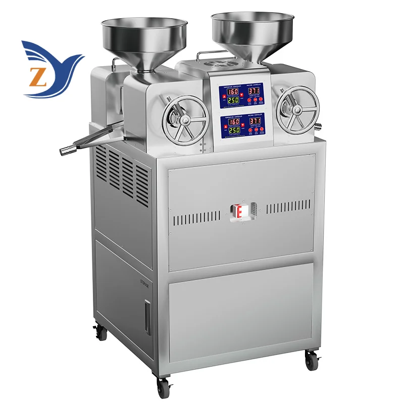 Oil Press Machine P60 Rapeseed Sesame Peanut Equipment Medium Commercial Selling Edible Sunflower Seed Tea Seed Extraction 4