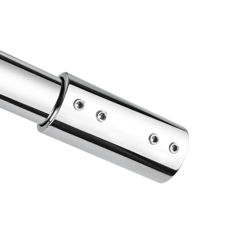 Boat Handrail Fittings Boat Handrail Pipe Fittings 180 Degree Flat Mouth Pipe Connector 316 Stainless Steel Elbow Tee Straight Rail Connector