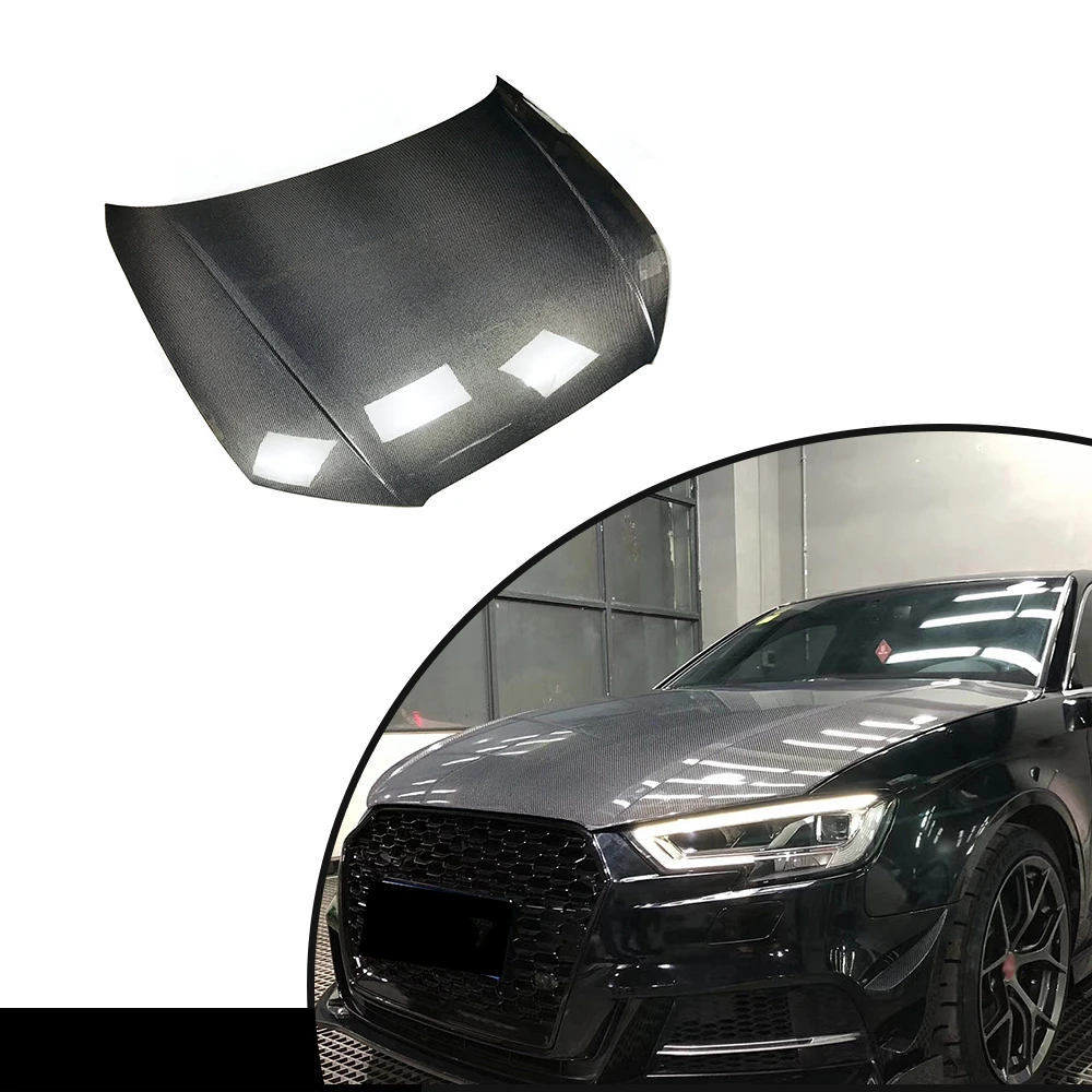 

Carbon Fiber Car Hood Bonnet for Audi A3 S3 2014-2016