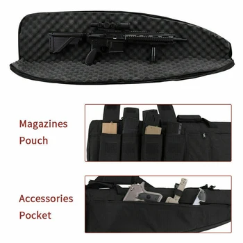 Tactical Army Gun Bag Nylon Hunting Shooting Rifle Bags Air Shotgun Case Backpack Airsoft CS War Game Equipment 4