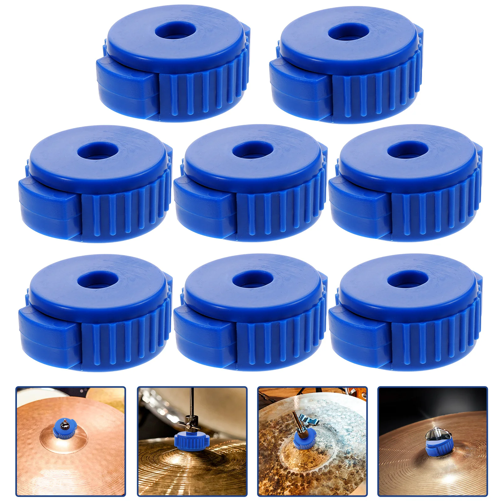 

8pcs Drum Quick Release Nuts Cymbal Installation Removal Cymbal Nuts Drum Parts