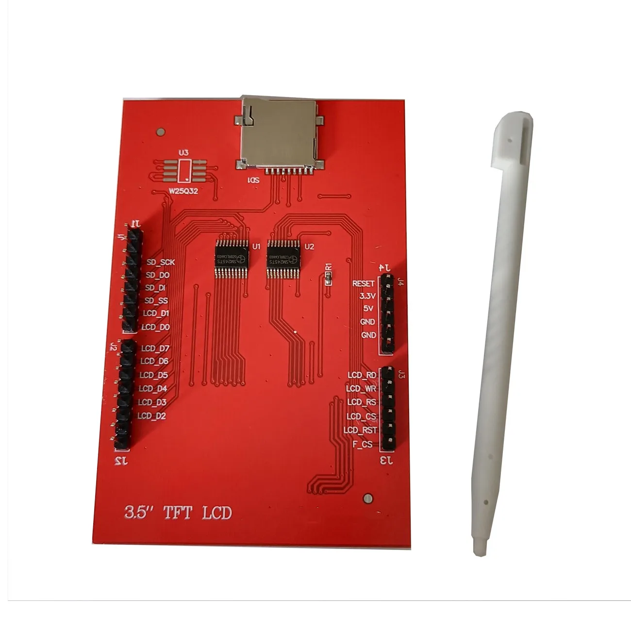 Display LCD TFT 3.5 Pollici ILI9486 - Touch Resistivo 480x320 Per Arduino | Con Slot SD