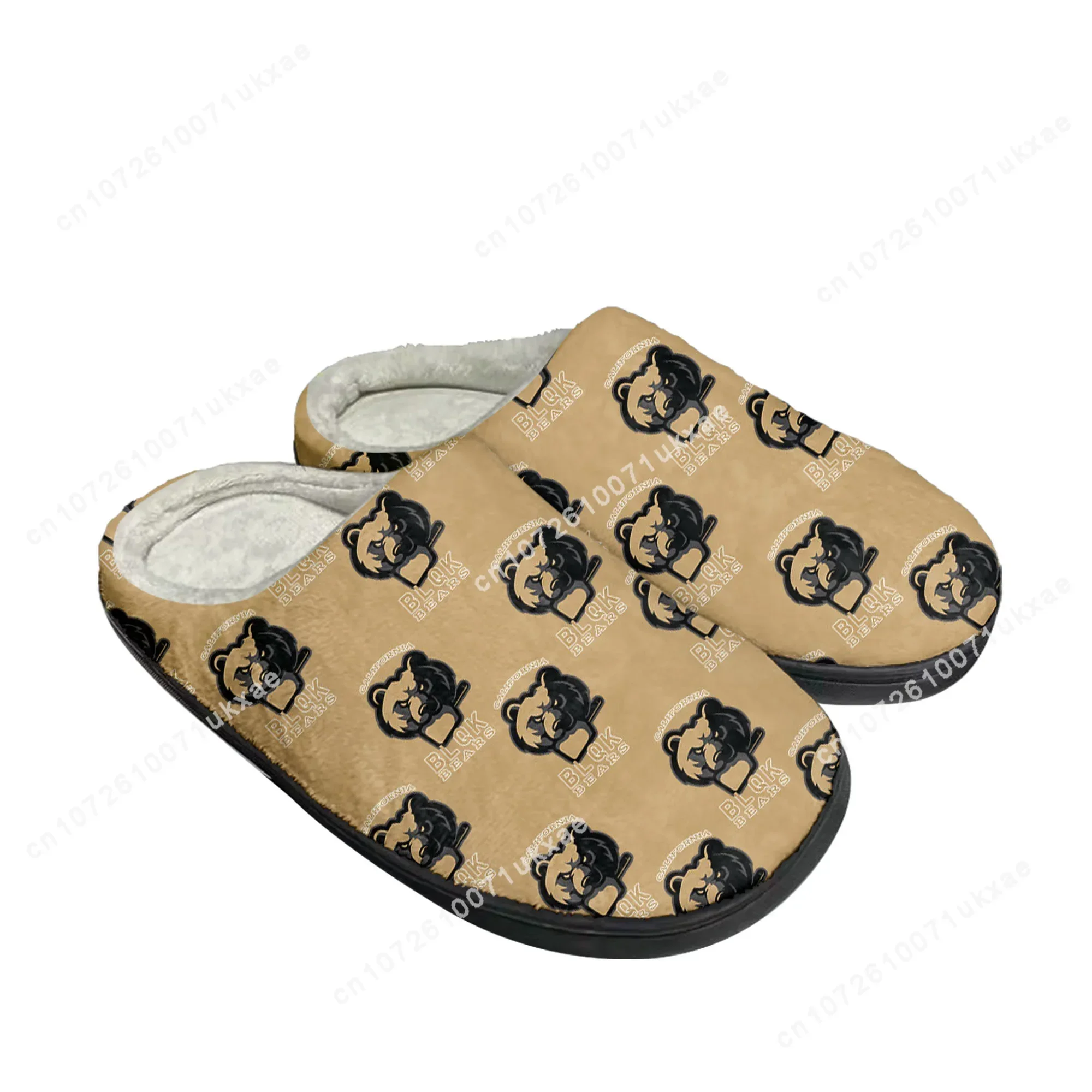 CALIFORNIA BLQK pickleball Home Cotton Slippers Mens Womens Plush Bedroom Casual Keep Warm Shoes Thermal Indoor Slipper DIY Shoe