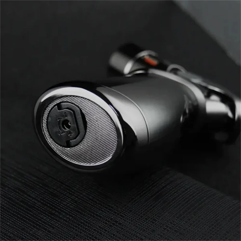 Windproof Metal Cigar Lighter Blue Flame Torch