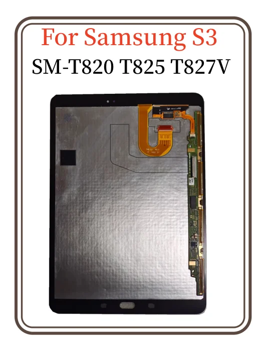 Per Samsung S3 T820 Lcd Tab S3 Sm-T825 T827V Display Touch Screen Digitizer Panel Assemblaggio Completo Parti Di Ricambio Testate Al 100%