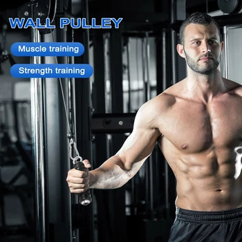 Push Down Single Gym Handle Triceps Strength Pull Up Hand Grips For Cable Machine Attachment Arm Fitness Equipment 4