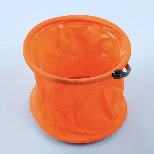 1pc Portable Folding Bucket with Sturdy Handle 2