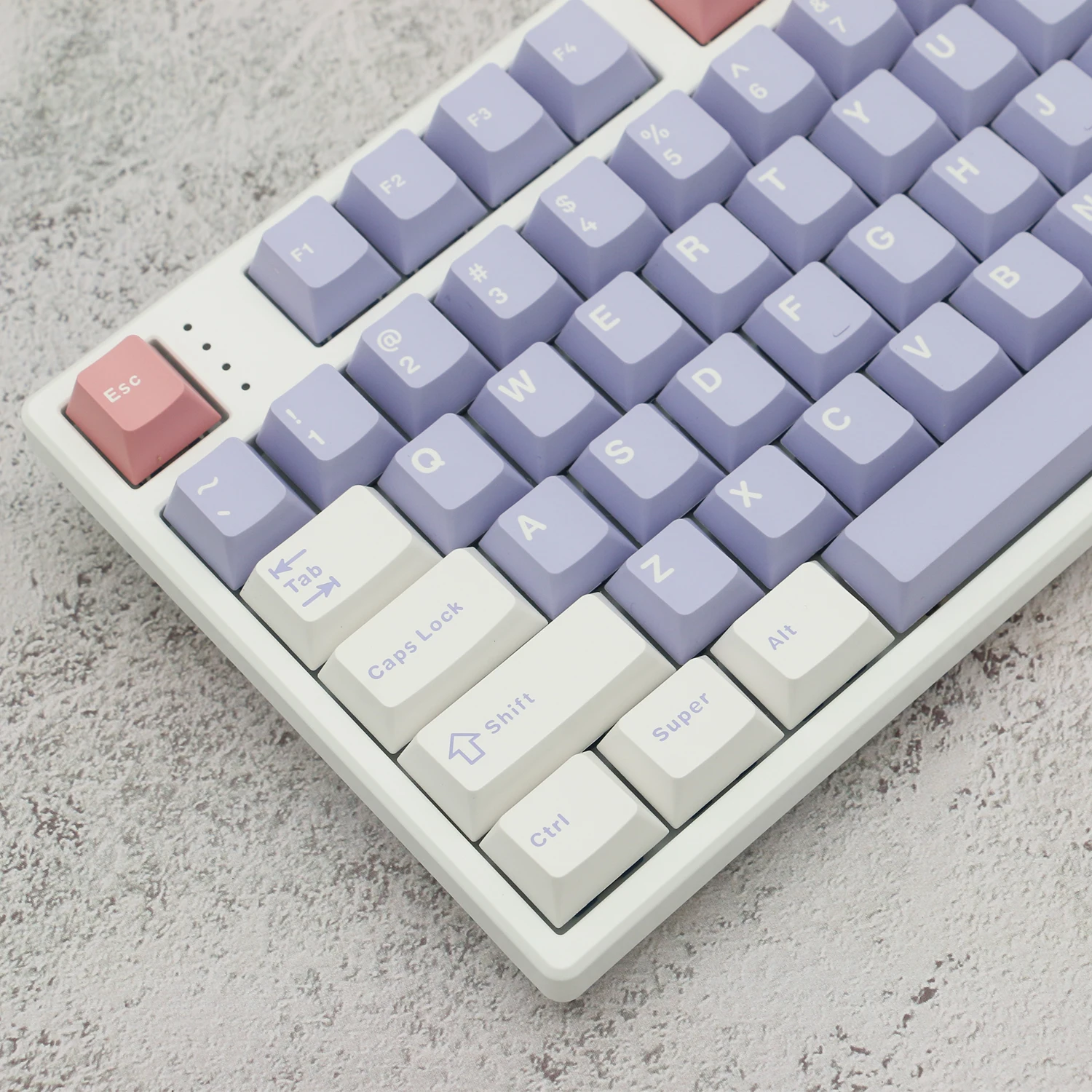 Gmk Lavanda Violeta Keycaps Pbt Double Shot Caps Chave Cherry Perfil Keycap Iso Enter para Teclado Mecânico 169 Teclas Definir - Imagem 3
