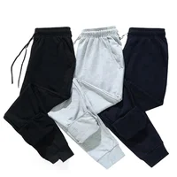 Men's Casual Jogging Athletic Training Pants Autumn Comfortable Solid Colour Skinny Drawstring Elastic Waist Sweatpants