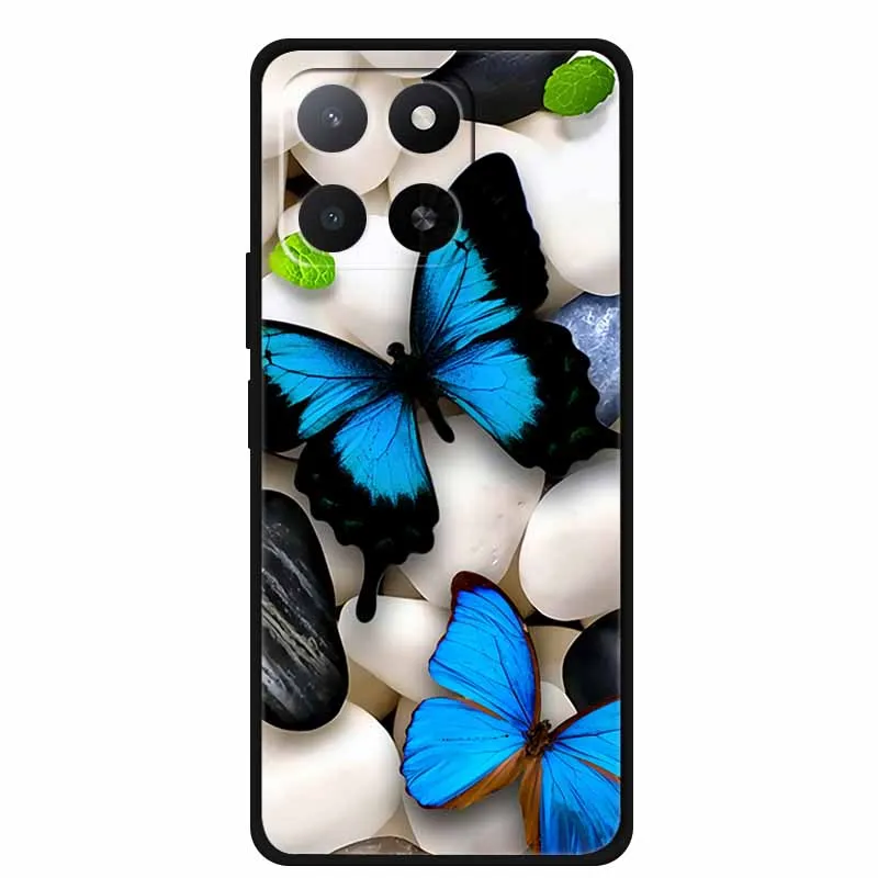 Sleek Black Silicone TPU Soft Phone Case