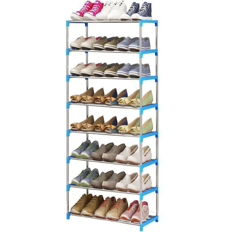 

Simple Assembly Shoe Racks With Multiple Layers Of Galvanized Pipes UL1867