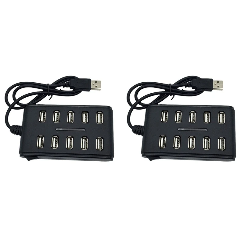 

2X 10-портовый высокоскоростной Удлинительный Кабель USB 2,0 адаптер концентратора для ноутбука PCB интерфейсное устройство