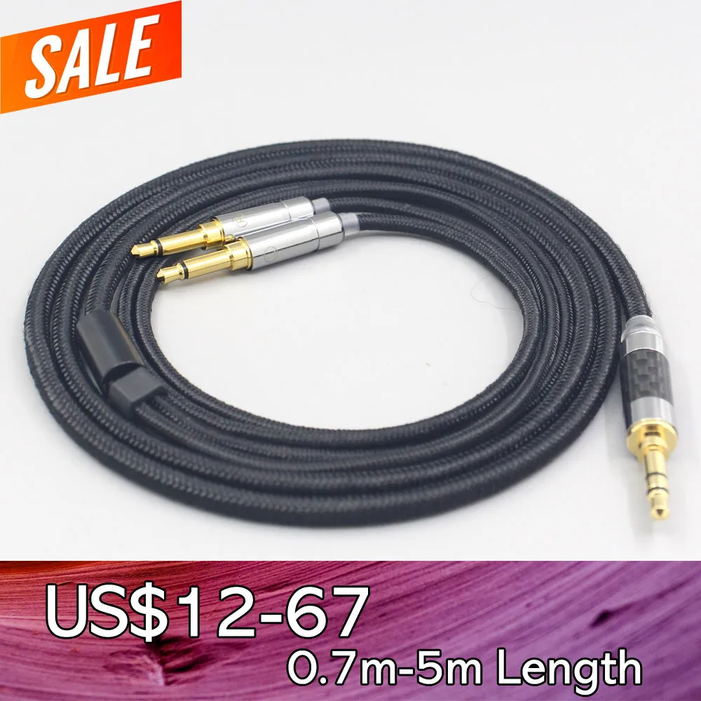 

Super Soft Headphone Nylon ofc Shield Cable For HarmonicDyne Zeus hifiman HE5XX GOLDPLANAR GL2000 GL1200 LN007533