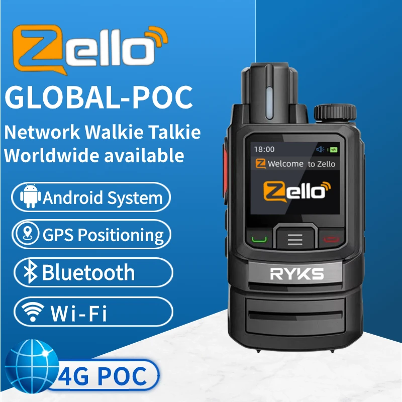 Zello 4G Android LTE 2G 3G GSM Poc сетевая двухсторонняя рация дальнего действия с Sim-картой Zello 4G Android LTE 2G 3G GSM Poc сетевая двухсторонняя рация дальнего действия с Sim-картой