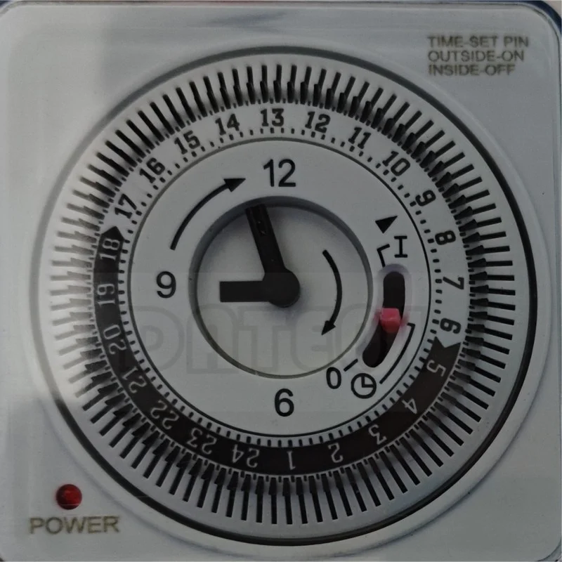 Mechanical Timing Switch 16A 24 Hours Industrial Mechanical Cycle Mechanical Timing Switch Socket Switch Controller 220-240VAC 50HZ