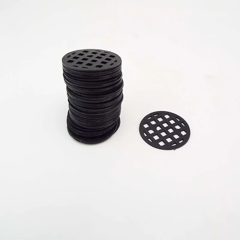 Gardening Potting Pad Plant Saucer Plastic Plant Saucer plastic Mesh Round Flower plant Pot tray Hole Bottom Pad for Bonsai Grid Mat Drainage Netting Hole Screen 2.5cm 4.5cm 7.5cm s