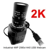 2K 4MP PC Webcam HD 2.8-12mm/5-50mm Varifocal Manual Zoom Lens 4.0 Millionpixels 30fps 2560x1440 MJPG UVC OTG High Speed USB Cam 1