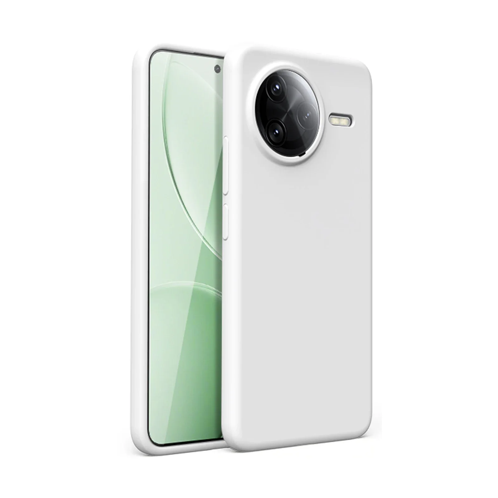 Liquid Silicone Shockproof Case with Microfiber Lining - Smooth, Slim, and Colorful Cover