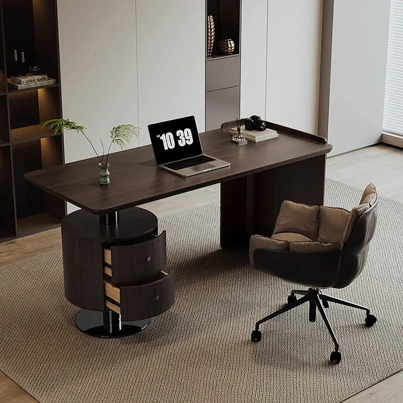

Italian Luxury Modern Solid Wood Office Desk Living Room Study Designer Study Computer Desk Home Mesa Office Furniture Supplies
