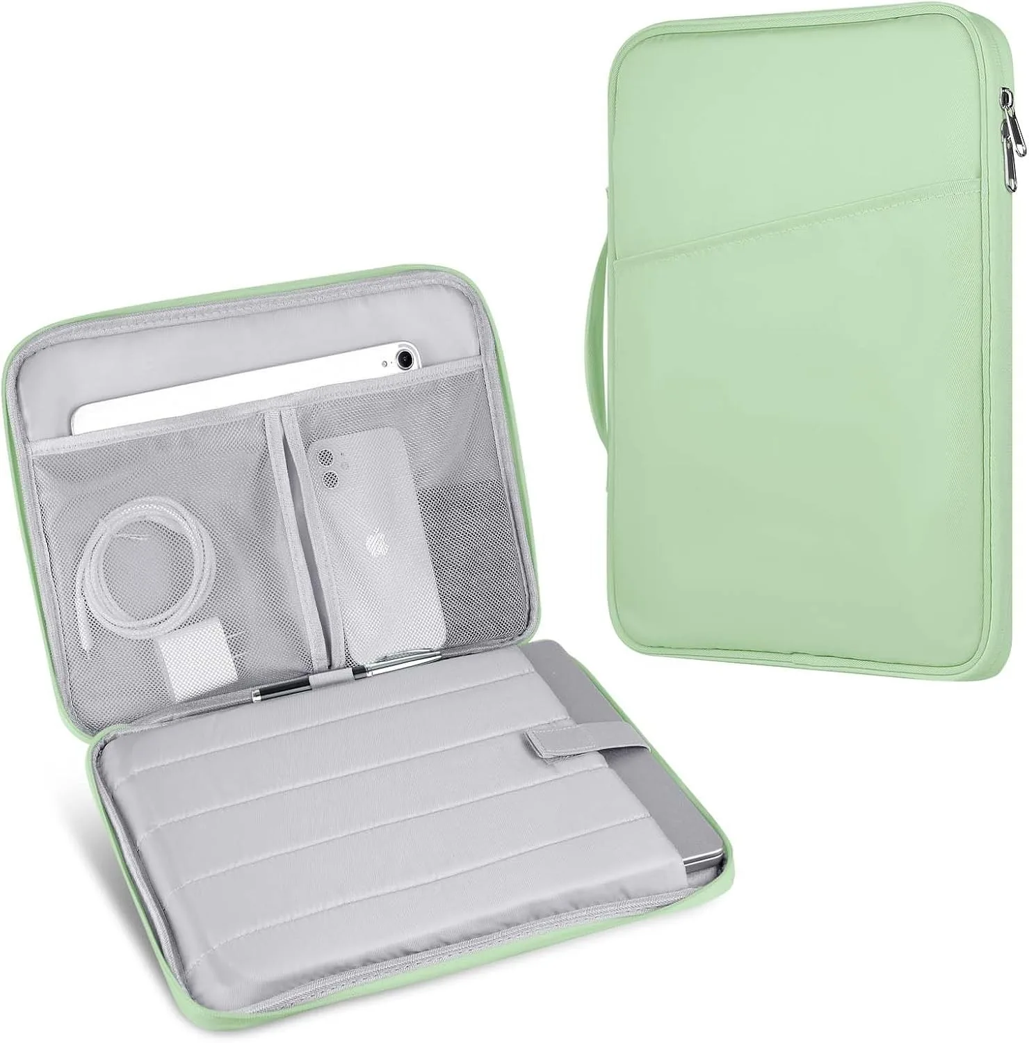 Portable Tablet Storage Bag - Soft Shockproof Sleeve Pouch
