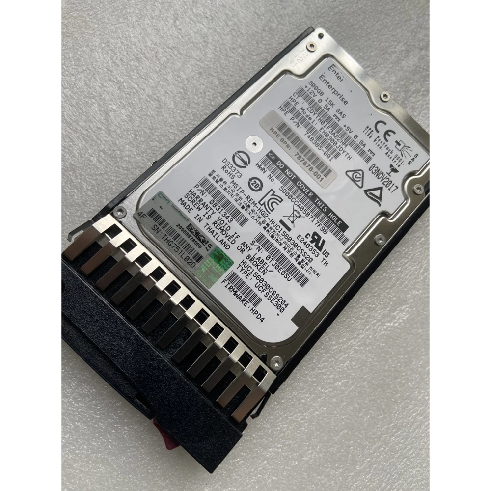 HP J9F40A MSA 12G SAS 15K 300 2.5-001 787678-001 748385-001 ϵ ũ 748385 GB
