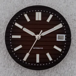 Green Luminous Dial and Hands Mod Parts for 32mm Mechanical Watch (Set - 0102)