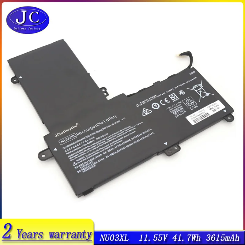 

JCLJF New NU03XL Battery For Hp Pavilion X360 11-U000 HSTNN-UB6V TPN-W117 TPN-C128 843536-541 844201-850 844201-855