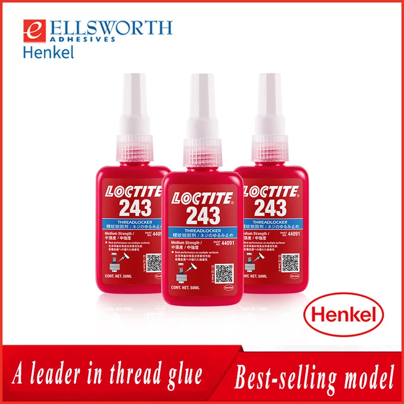 

Loctite243 Loctite 243 New 50ml GLUE Screw Adhesive Anaerobic Glue Anti-loose Anti-slip Sealing Thread Locking Agent
