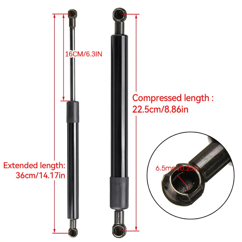 Tailgate Damper Car Rear Trunk Strut Rod Tail Gate Supports Arm Shocks Strut Bars For Dodge RAM 1500 2500 3500 Pickup 2009-