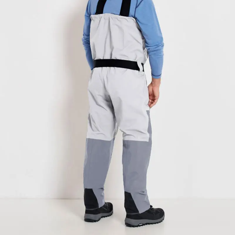 Fly Fishing Wader for Men Waterproof Front Zipper Chest Waders with Neoprene Foot Seam River Upstream Hunting Women Wading Pants