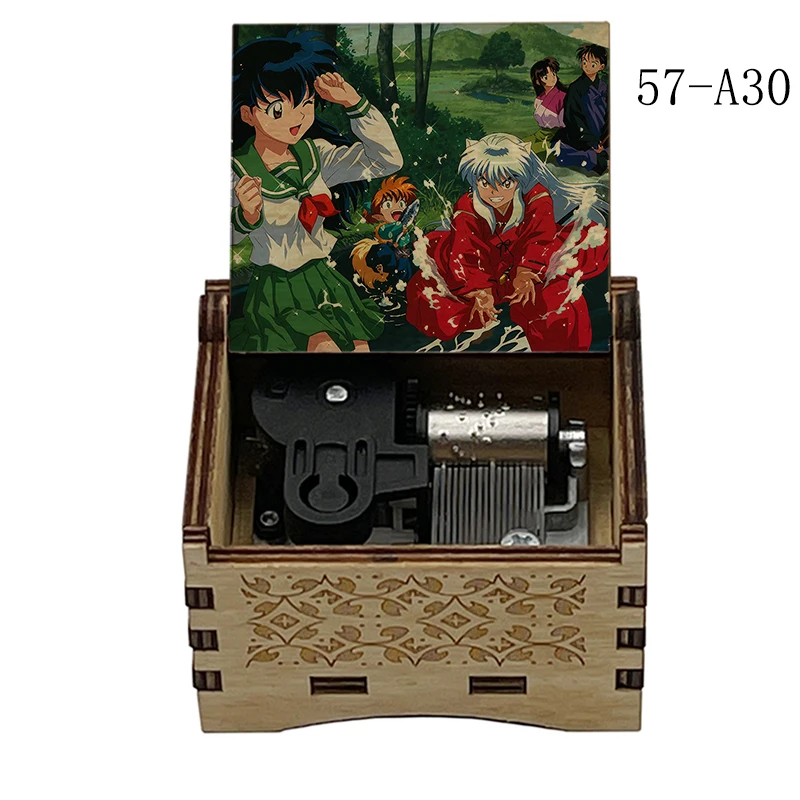 Color Print To Love's End Futari No Kimochi From InuYasha Anime Music Box Mechanism Musical Wind Up Gift for Christmas New Year