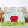 Snoopy Cooling Blanket Plaid Throw Blankets and Blankets for Baby Home and Decoration Summer Comforter Bedspread on the Bed Sofa 2